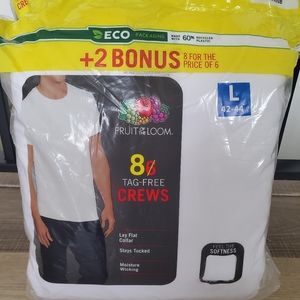 Tag Free Men's Crew Shirts